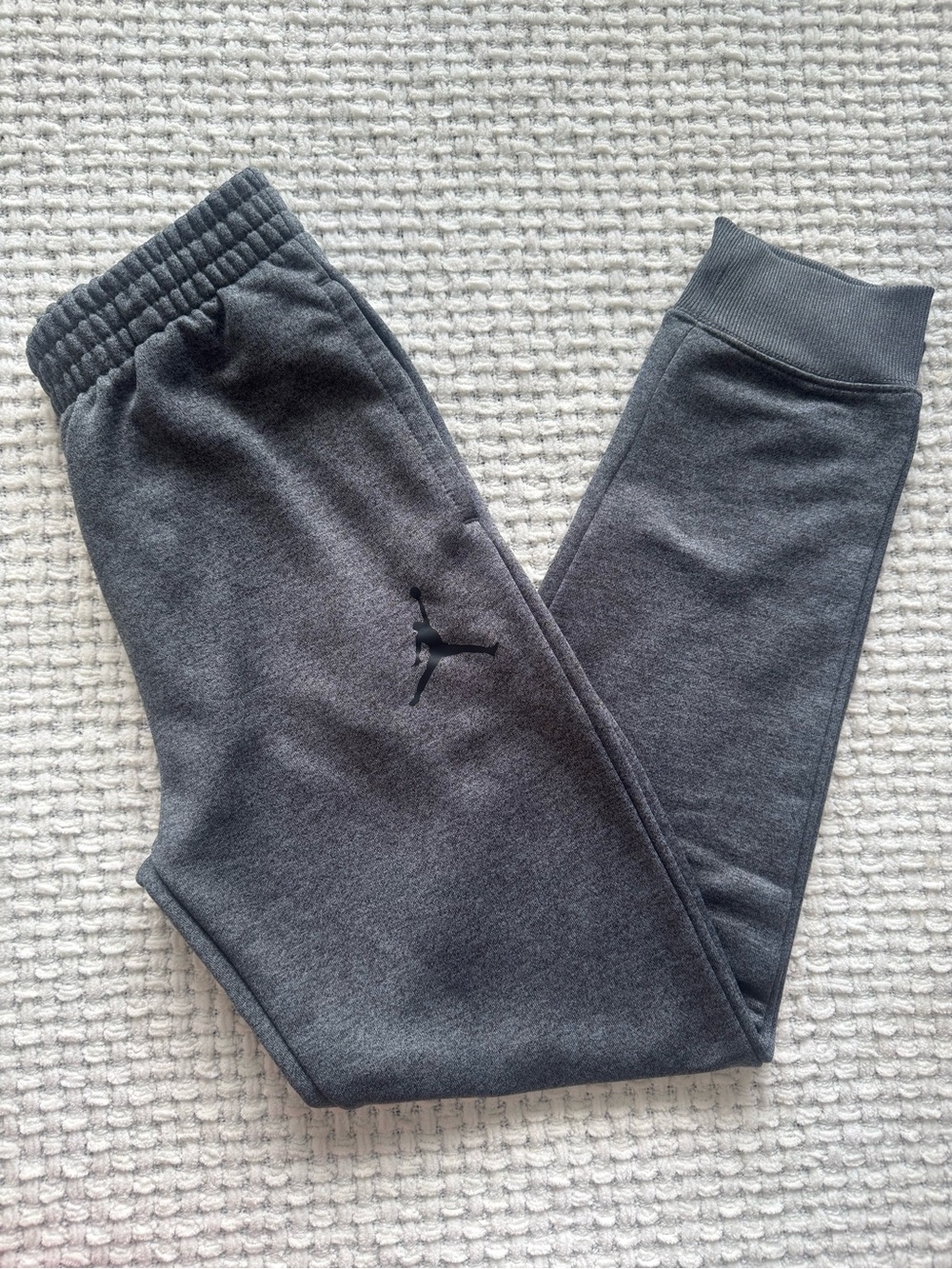 Nike Jordan Kids' Gray Jogger Pants size Large